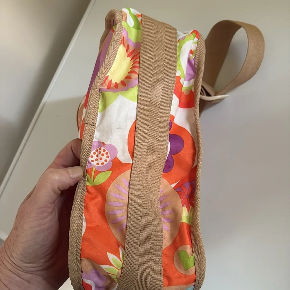 Le Sport Sac Lightweight Floral Nylon Crossbody